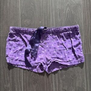 Garage - Purple Polka Dot Pajama Shorts